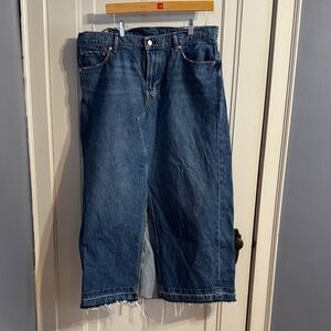 GAP Dark Blue Denim Skirt